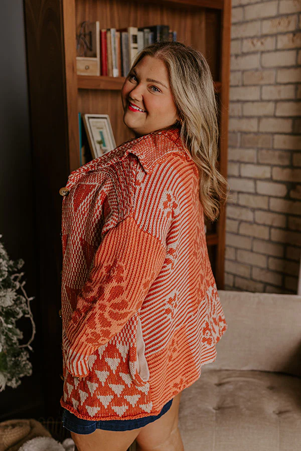 Crisp Fall Knit Cardigan Curves - Image 6
