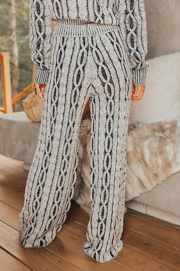 Cup Of Cozy Cable Knit Pants - Image 2