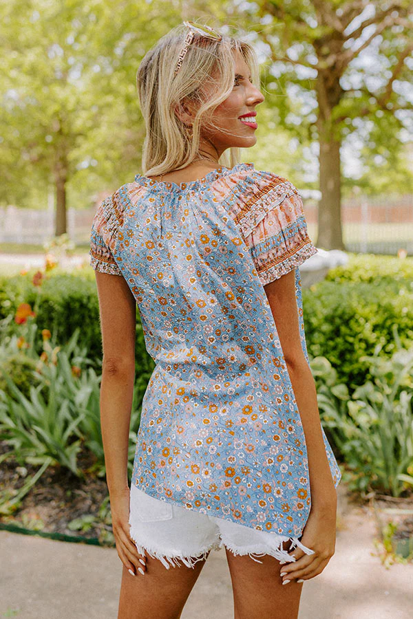 Cute And Coasting Floral Shift Top - Image 5