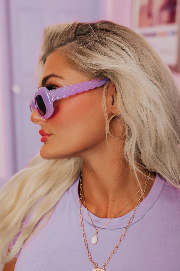 Dancing in Brooklyn Sunnies  in Purple - Image 2