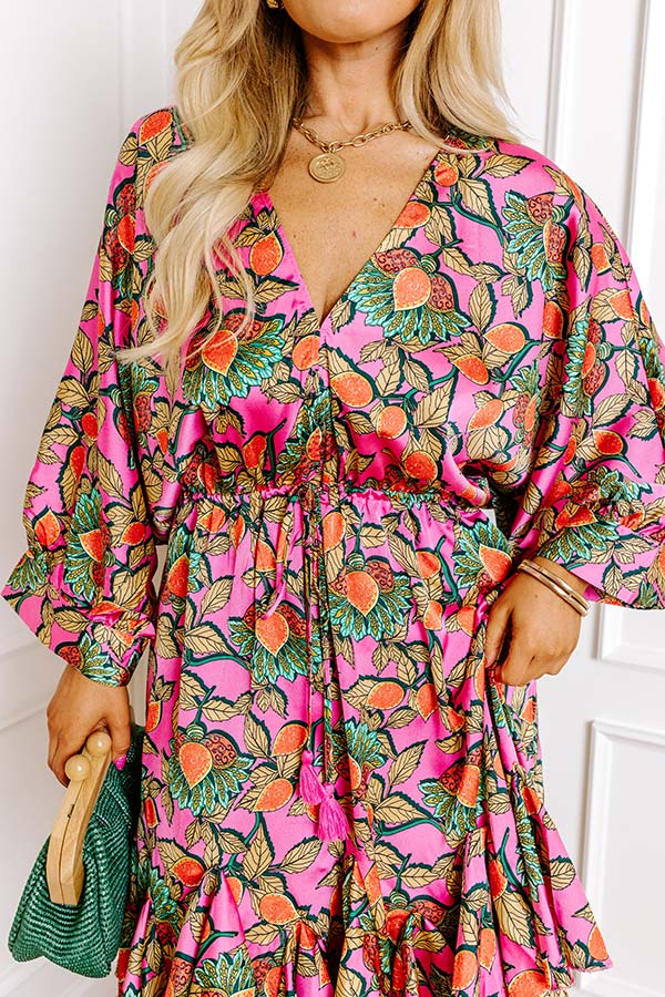 Dapper Dreams Floral Mini Dress Curves - Image 3