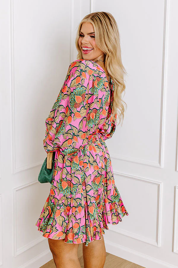 Dapper Dreams Floral Mini Dress Curves - Image 4