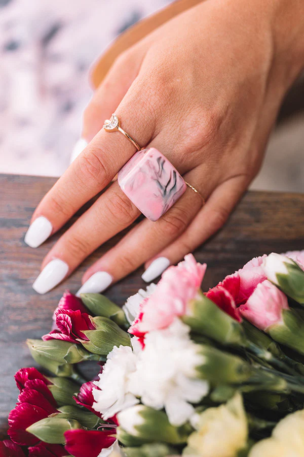 Darling Delights Ring In Pink - Image 3