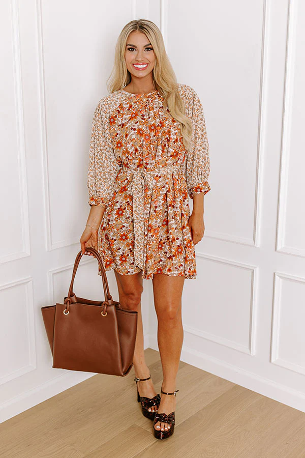 Date Night Darling Floral Mini Dress - Image 4