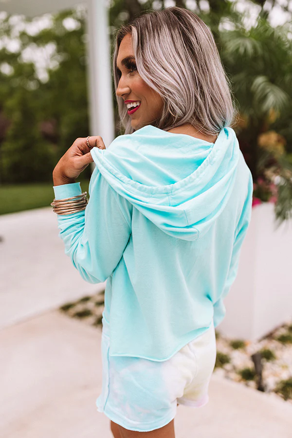Do The Twist Hoodie In Sky Blue - Image 7