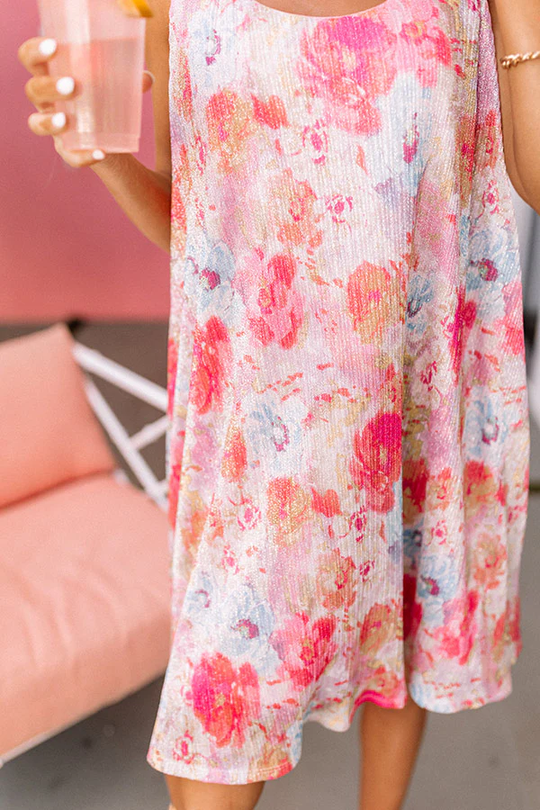 Double Date Shift Dress In Pink - Image 7