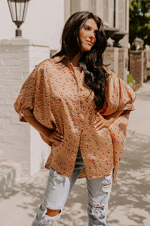 Dream And Dance Shift Top In Iced Latte - Image 4
