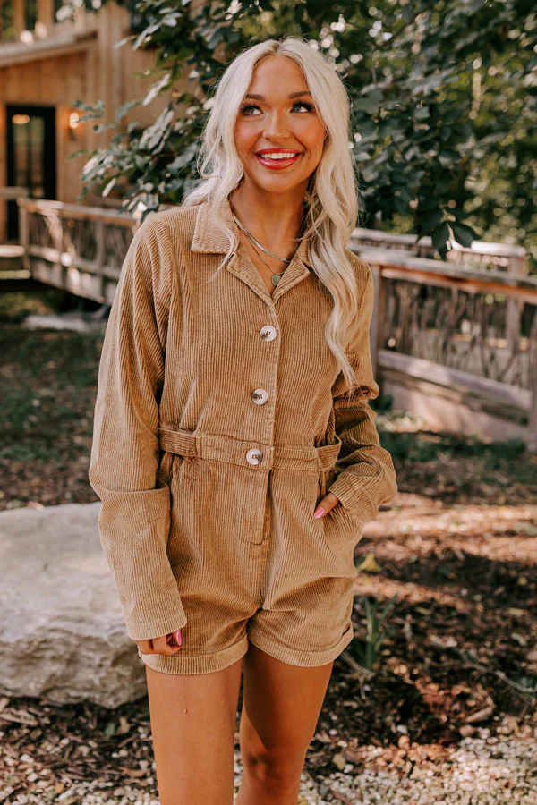 Dream On Corduroy Romper - Image 2