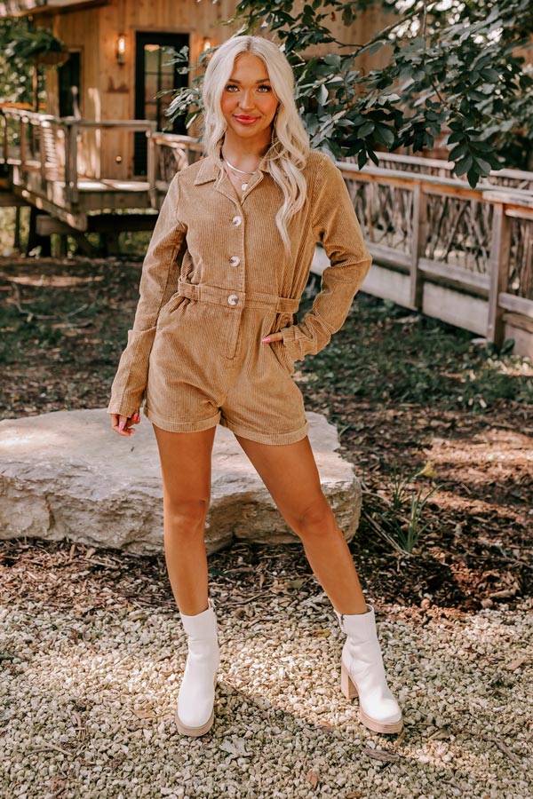 Dream On Corduroy Romper - Image 5