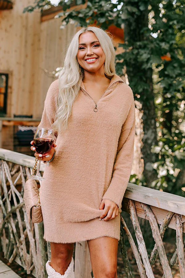 Eiffel Tower Flurries Sweater Dress - Image 2