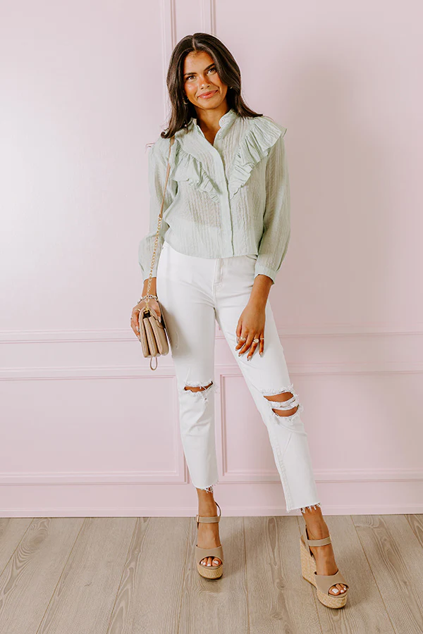 Eunina The Jody High Waist Distressed Ankle Jean - Image 2