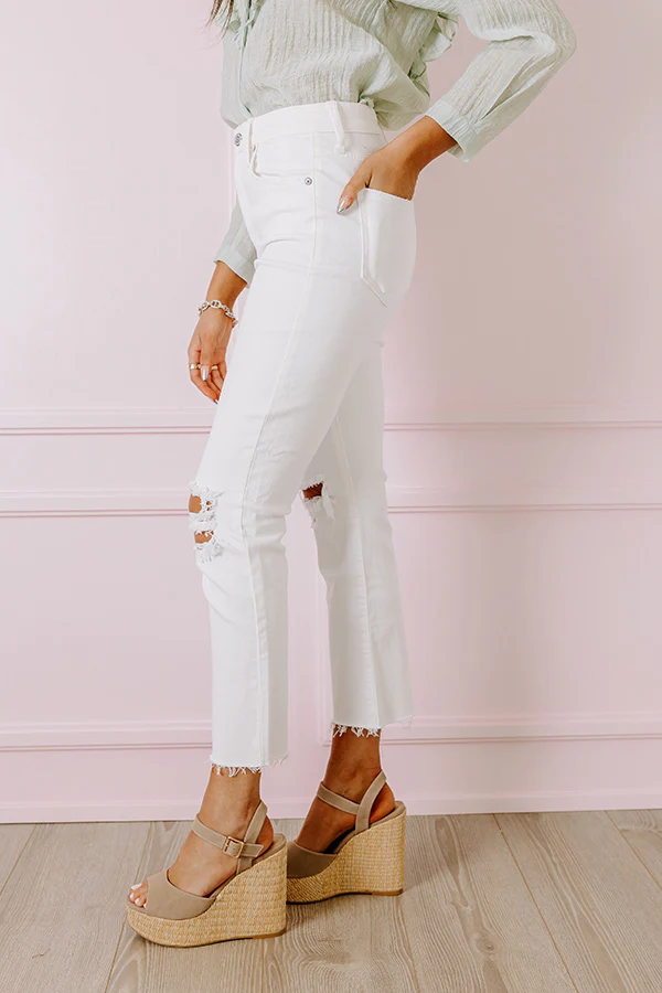 Eunina The Jody High Waist Distressed Ankle Jean - Image 3