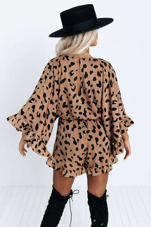 Extra Fabulous Leopard Romper - Image 4