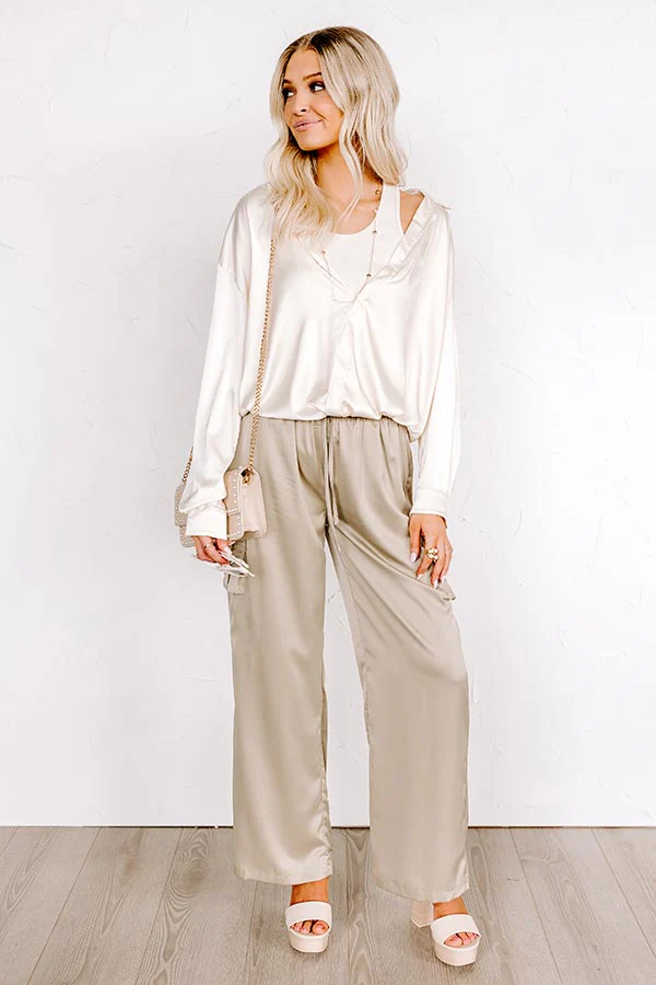 Famous Feels Satin Tunic Dress - Image 5