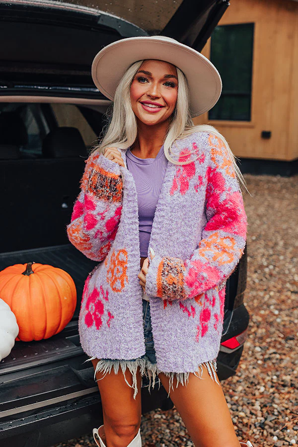 Fan of Floral Knit Cardigan - Image 5