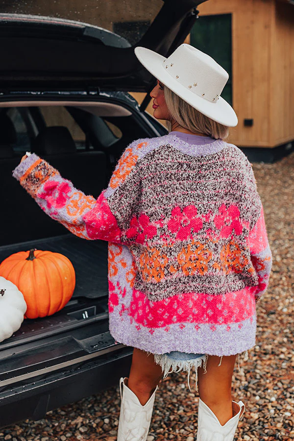 Fan of Floral Knit Cardigan - Image 6