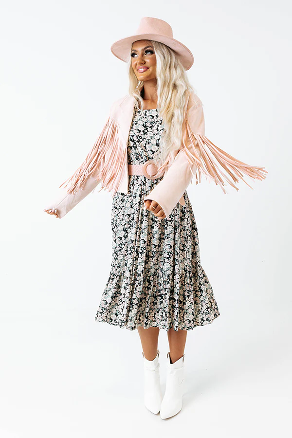 Feel The Beat Floral Midi - Image 4