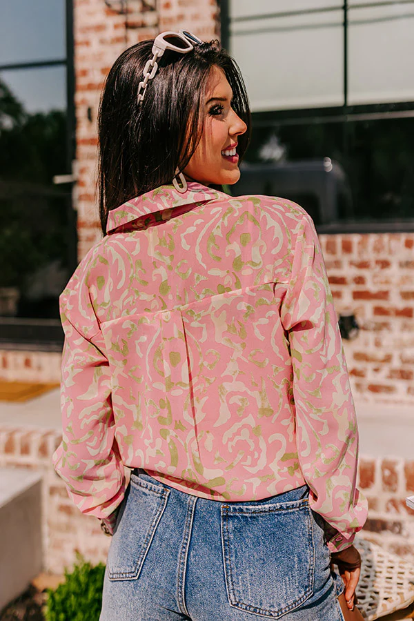 Feeling Elite Chiffon Button Up - Image 3