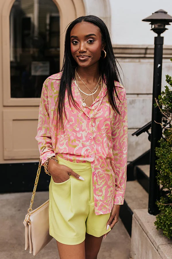 Feeling Elite Chiffon Button Up - Image 5