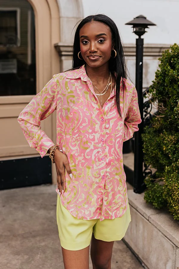 Feeling Elite Chiffon Button Up - Image 7