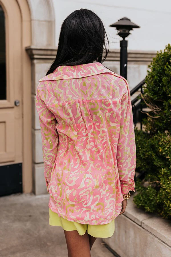 Feeling Elite Chiffon Button Up - Image 8