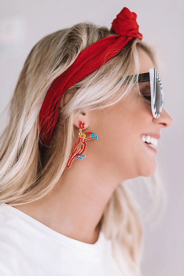 Find Me In Paradise Beaded Earrings - Image 3