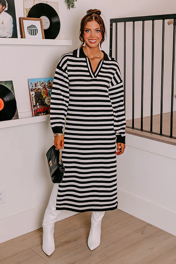 First Thing Knit Sweater Midi Dress - Image 2
