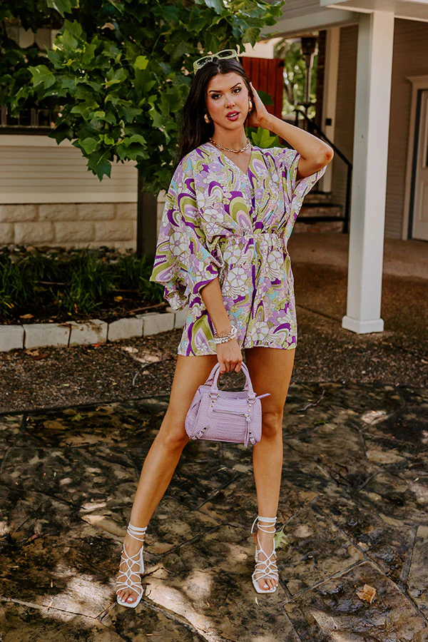 Flirty Moments Floral Romper - Image 6