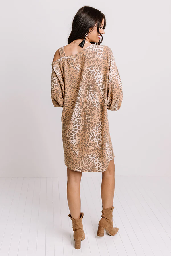Focus On Forever Leopard Dress - Image 4