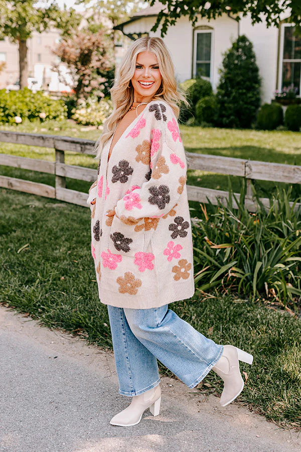 Good Times Floral Cardigan Curves - Image 8