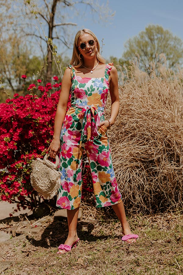 Gramercy Garden Jumpsuit in Pink - Image 4
