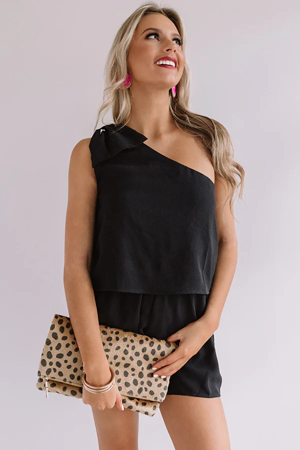 Haute In Here Romper In Black - Image 2