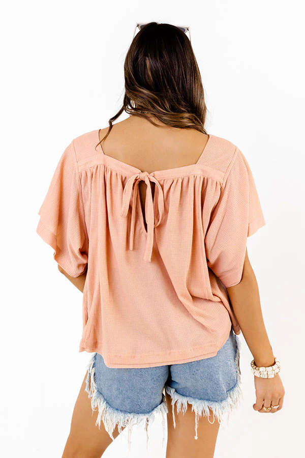 Heard The Story Waffle Knit Top - Image 3