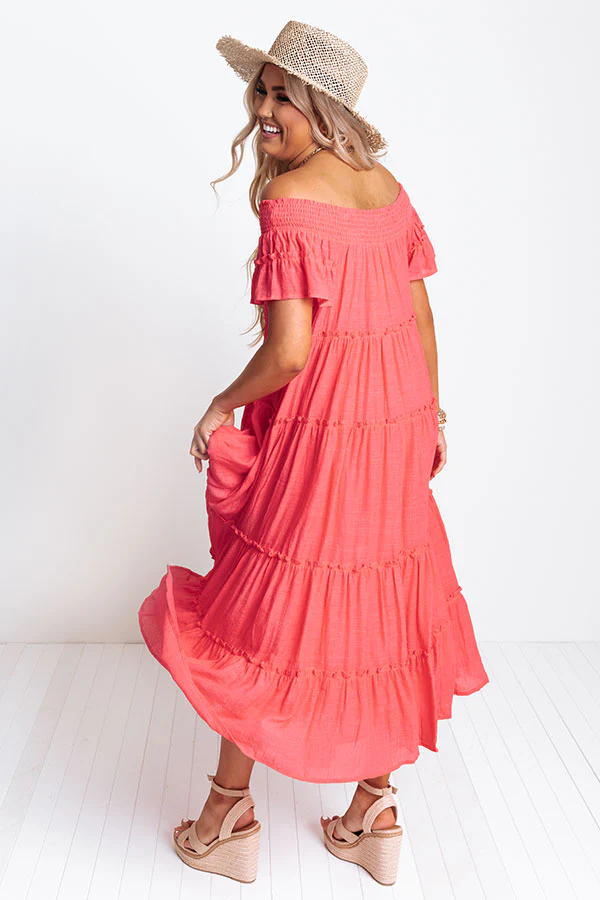 Hollywood Bungalow Midi Dress In Calypso - Image 5