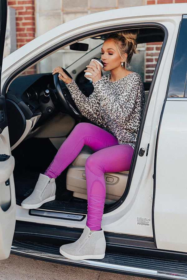 Hustle And Glow High Waist Mesh Legging - Image 3
