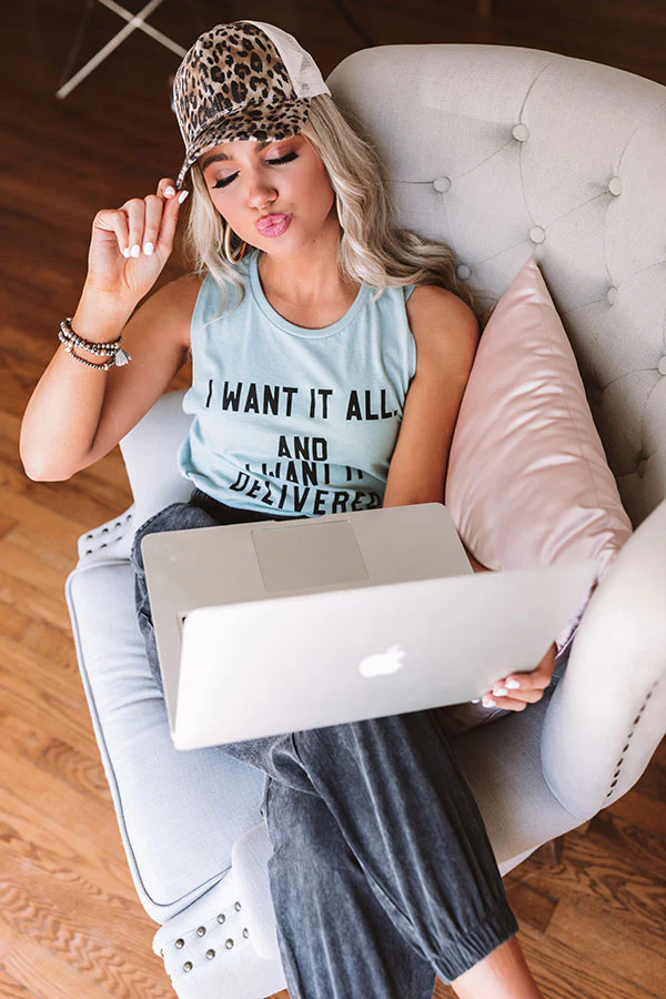 I Want It All Shift Tank in Mint - Image 5