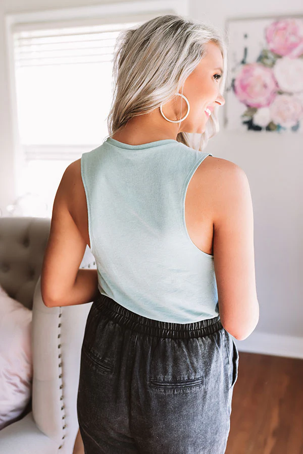 I Want It All Shift Tank in Mint - Image 7