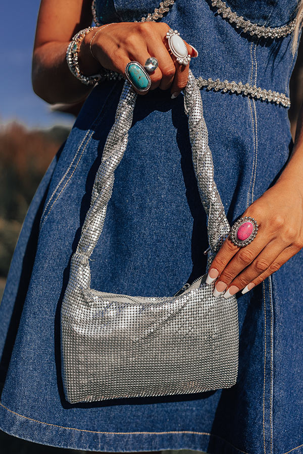 It's Show Biz Purse In Silver - Image 4