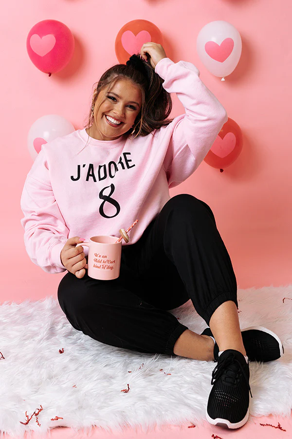 J'adore 8 Sweatshirt Curves - Image 7