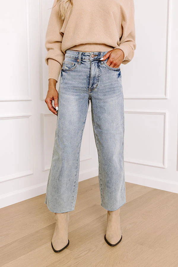 JUDY BLUE Ariana Midrise Wide Leg Jean - Image 4