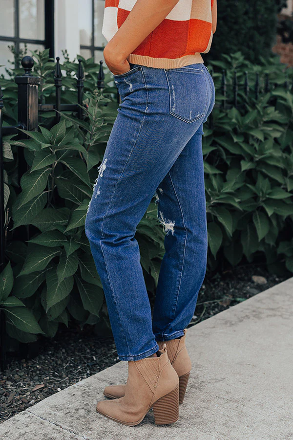 Judy Blue Mina High Waist Distressed Jean - Image 9
