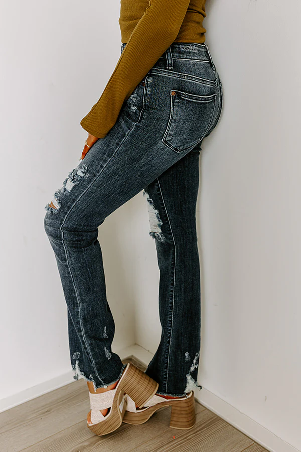 Judy Blue The Diana Midrise Distressed Jean - Image 2