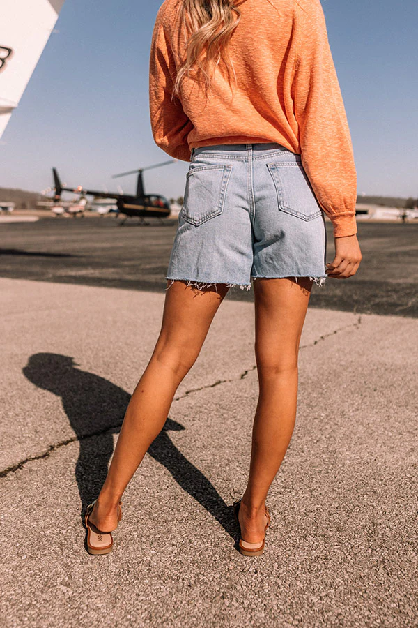 Just USA The Mia High Waist Distressed Shorts - Image 4