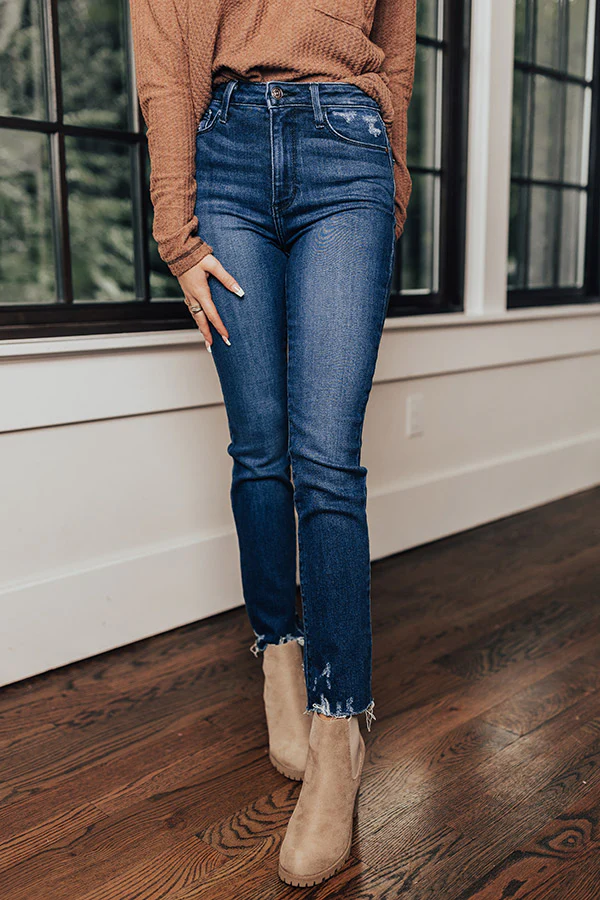 Just USA The Tuck High Waist Ankle Skinny - Image 6