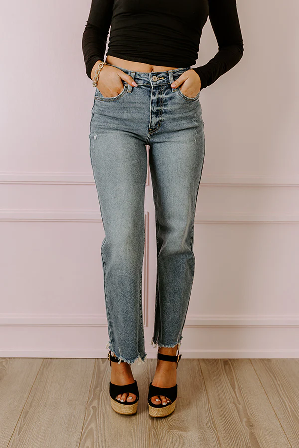 Kan Can Judith High Waist Straight Leg Jean - Image 2