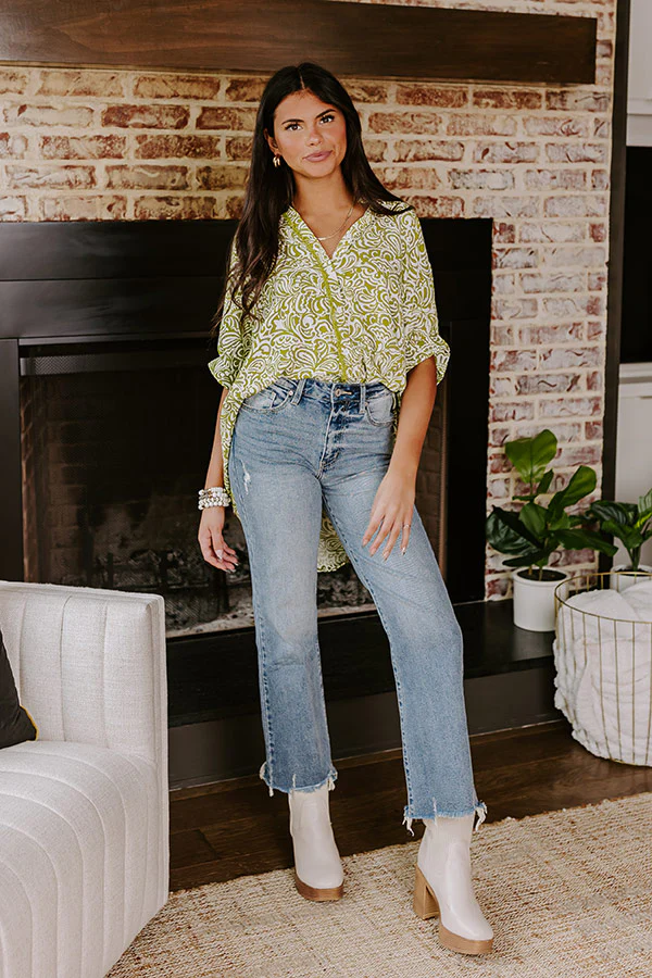 Kan Can Judith High Waist Straight Leg Jean - Image 7