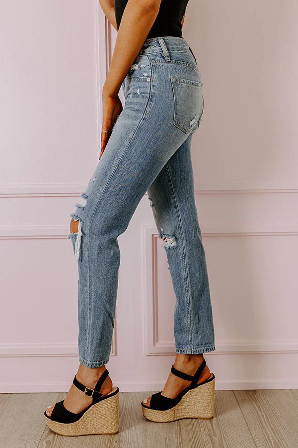 KanCan Amelia High Waist Distressed Jean - Image 3