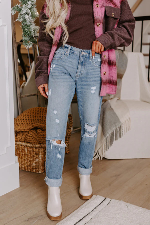 KanCan Amelia High Waist Distressed Jean - Image 7