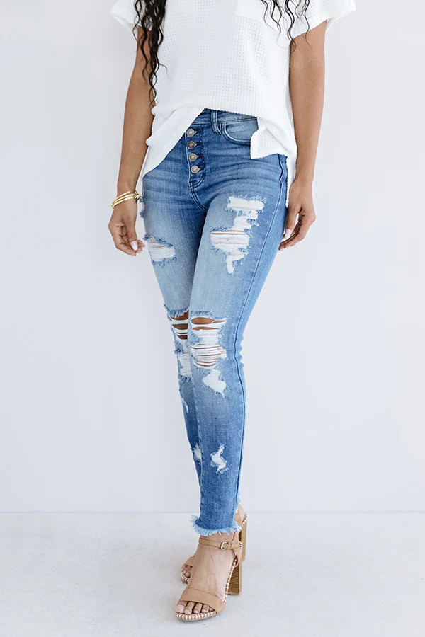 KanCan The Alice High Waist Distressed Skinny - Image 4