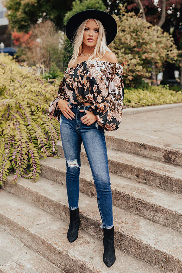 KanCan The Ella High Waist Distressed Ankle Skinny in Dark Wash - Image 7
